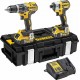 DEWALT ΣΕΤ ΚΡΟΥΣΤΙΚΟ ΔΡΑΠ/ΒΙΔΟ BRUSHLESS 18V & ΠΑΛΜΙΚΟ ΚΑΤΣΑΒΙΔΙ 18V 2x5.0Ah DCK266P2