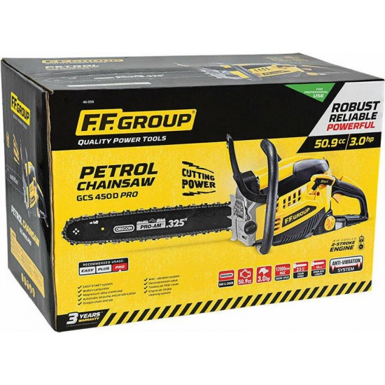 ΑΛΥΣΟΠΡΙΟΝΟ ΒΕΝΖΙΝΗΣ 3hp 45cm FF GROUP GCS 450D Pro (46059)